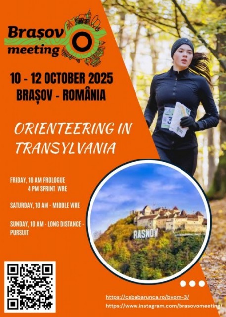 Concurs internațional de Orientare în alergare la Râșnov!